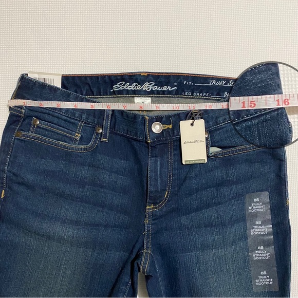 Eddie Bauer Truly Straight Bootcut Women Jeans Size 8 - Picture 9 of 12